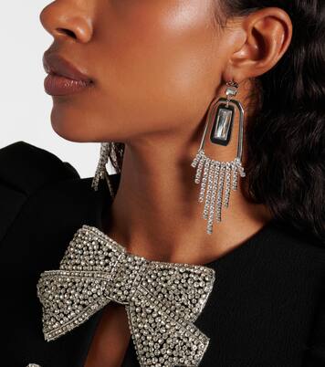 Embellished pendant earrings | Rebecca Vallance