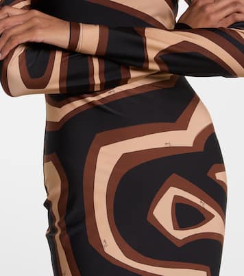 Labirinto jersey minidress | Pucci