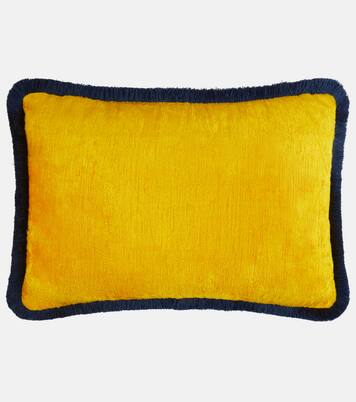 Silk velvet cushion | Les-Ottomans