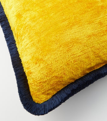 Silk velvet cushion | Les-Ottomans