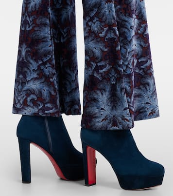 Ankle Boots Loo Booty 130 aus Veloursleder | Christian Louboutin