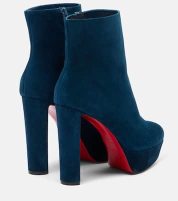 Ankle Boots Loo Booty 130 aus Veloursleder | Christian Louboutin