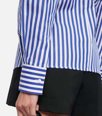 Striped cotton poplin blouse | Givenchy