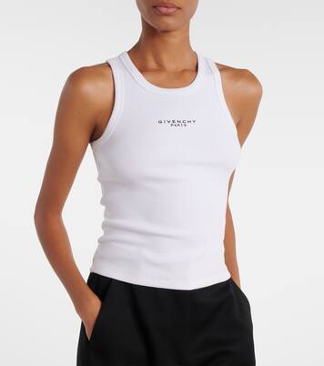 Logo棉质罗纹针织坦克背心 | Givenchy