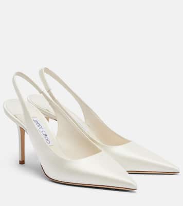 Slingback-Pumps Love aus Satin | Jimmy Choo