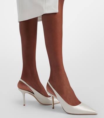 Slingback-Pumps Love aus Satin | Jimmy Choo