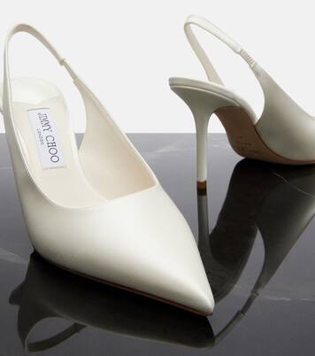 Slingback-Pumps Love aus Satin | Jimmy Choo