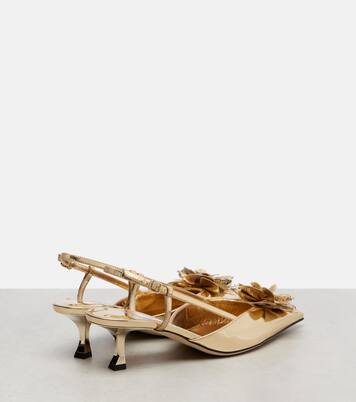 Mimmi 50皮革露跟高跟鞋 | Jimmy Choo