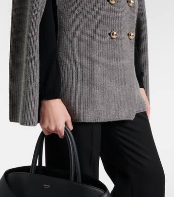 Agenzia double-breasted virgin wool cape | Max Mara