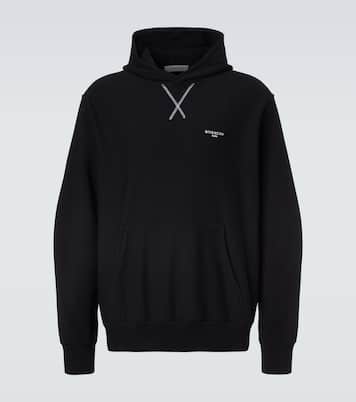 Logo cotton jersey hoodie | Givenchy