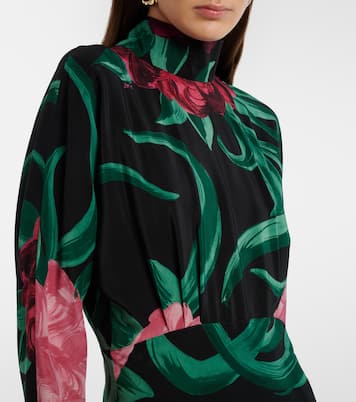 Midikleid Gilda aus Seide | La DoubleJ