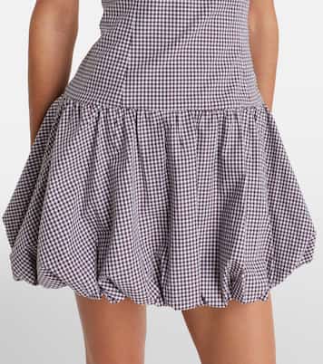 Abito corto Pelea in misto cotone a quadretti | Faithfull