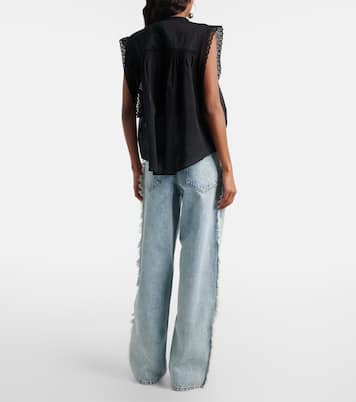Bestickte Straight Jeans Maella | Marant Etoile