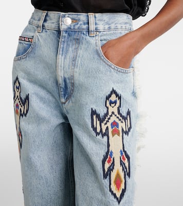 Bestickte Straight Jeans Maella | Marant Etoile