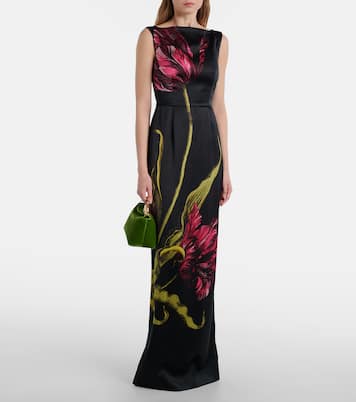 Bloom Mini velvet top-handle bag | Erdem