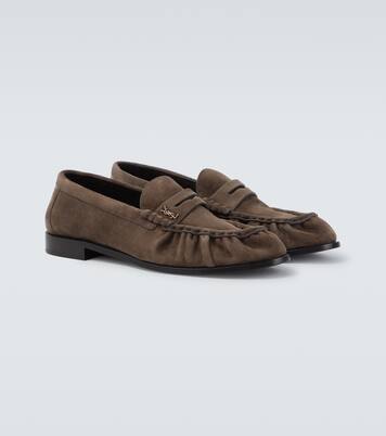 Le Loafer suede penny loafers | Saint Laurent