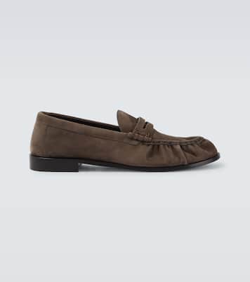 Le Loafer suede penny loafers | Saint Laurent