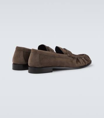Le Loafer suede penny loafers | Saint Laurent