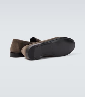 Le Loafer suede penny loafers | Saint Laurent