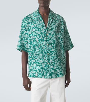 Chemise de bowling en lin | Kiton