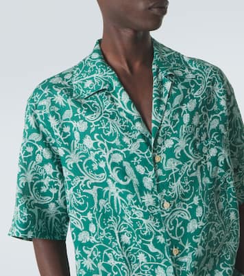 Chemise de bowling en lin | Kiton