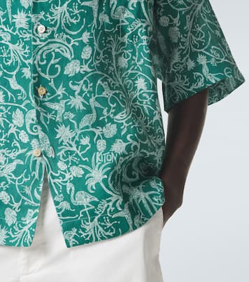 Chemise de bowling en lin | Kiton