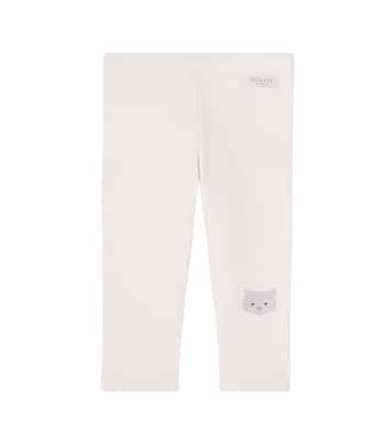 Baby Soenie embroidered cotton-blend leggings | Donsje