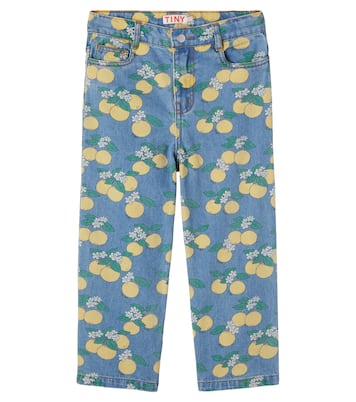 Bedruckte Jeans Oranges | Tinycottons
