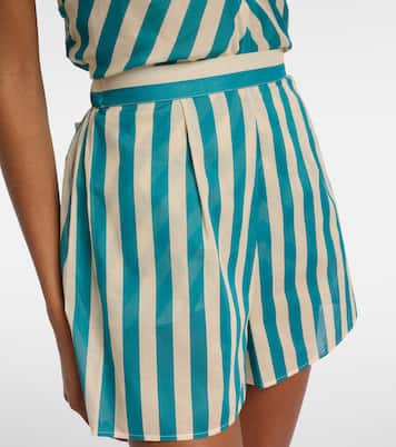 Twins striped cotton voile shorts | Eres