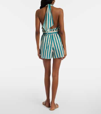 Twins striped cotton voile shorts | Eres