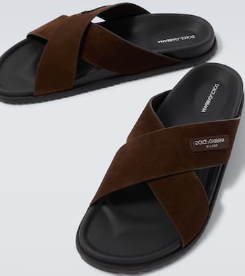 Suede slides | Dolce&Gabbana