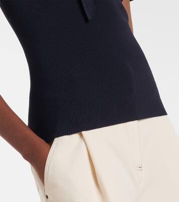Scarf-detail knitted top | Max Mara