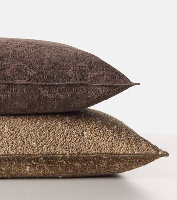 Cotton-blend cushion | Maison de Vacances