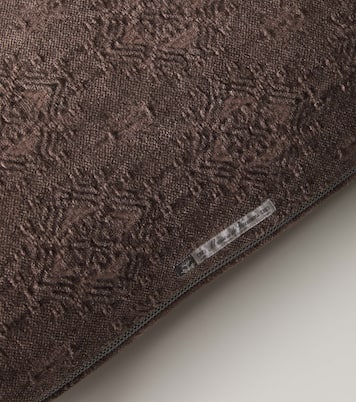 Cotton-blend cushion | Maison de Vacances