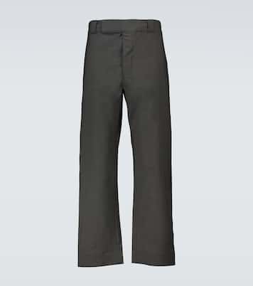 Pantalon ample en laine | Prada