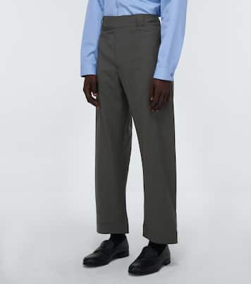 Pantalon ample en laine | Prada
