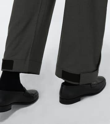 Pantalon ample en laine | Prada