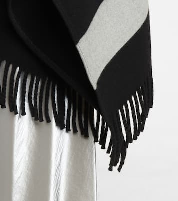 Virgin wool and nylon cape | Moncler