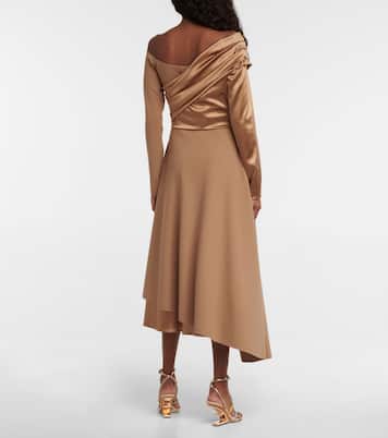 Robe à encolure bardot | Fendi