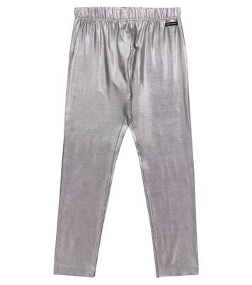 Metallic leggings | Dolce&Gabbana Kids