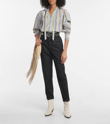 Gestreifte Bluse Tiverna aus Baumwolle | Isabel Marant