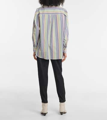 Gestreifte Bluse Tiverna aus Baumwolle | Isabel Marant
