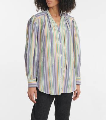 Gestreifte Bluse Tiverna aus Baumwolle | Isabel Marant