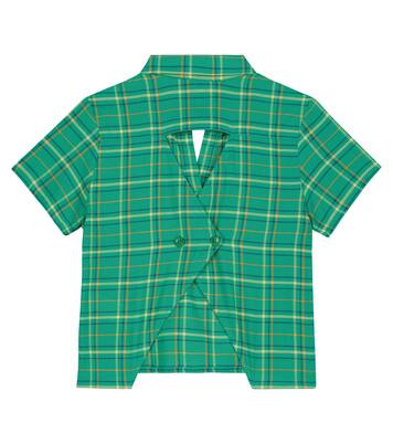Kangaroo checked cotton shirt | The Animals Observatory