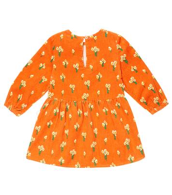 Baby floral cotton corduroy dress | Stella McCartney Kids
