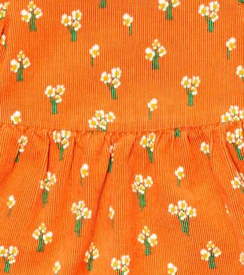 Baby floral cotton corduroy dress | Stella McCartney Kids