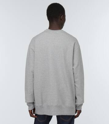Leather-trimmed sweatshirt | Junya Watanabe
