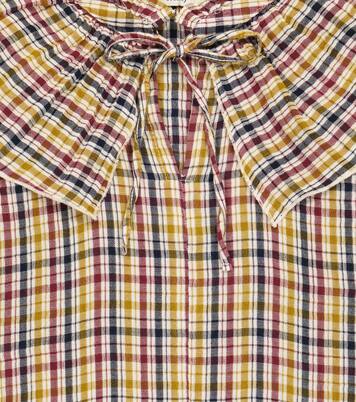Berenice checked cotton top | The New Society