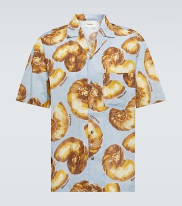 Camicia bowling in cotone con stampa | Nanushka