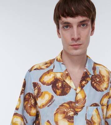 Camicia bowling in cotone con stampa | Nanushka